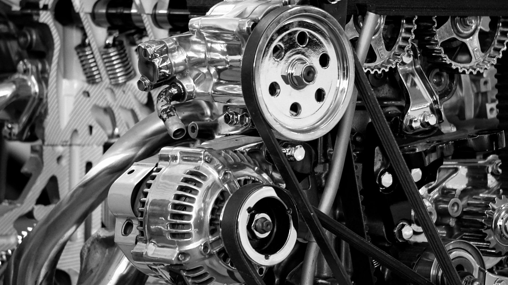 Engine close-up